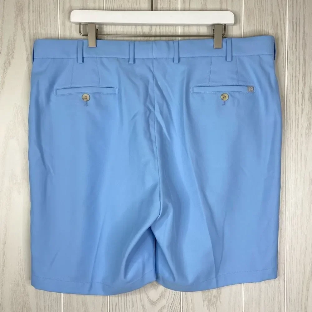 Peter Millar Men’s Salem Performance Golf Shorts Blue Size 40 9” Inseam - Picture 3 of 8